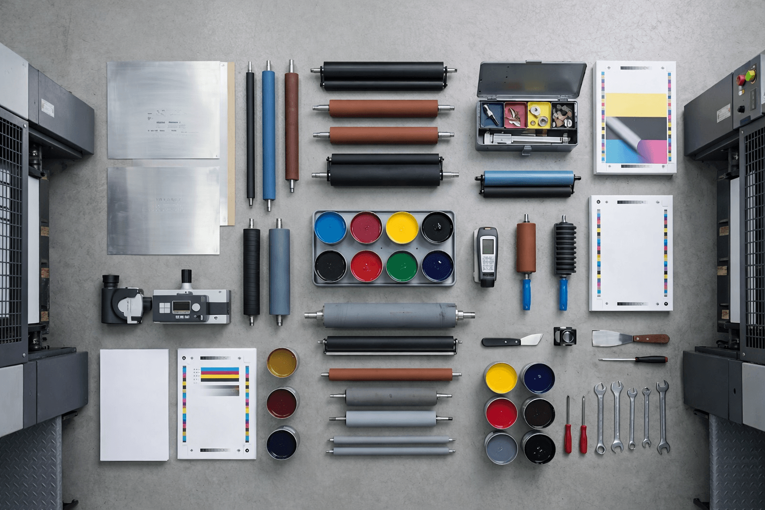 Prensa de impresión offset profesional